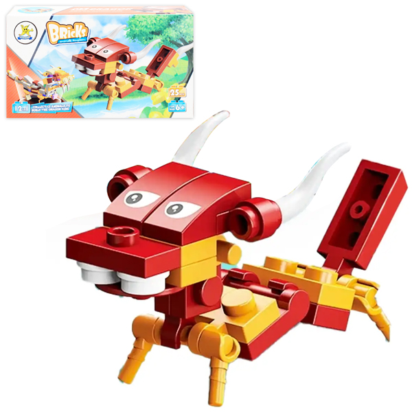 Đồ Chơi Lắp Ráp 12 Con Giáp - Starmerry 6563 (SM198B) - Dragon (25 Mảnh Ghép)