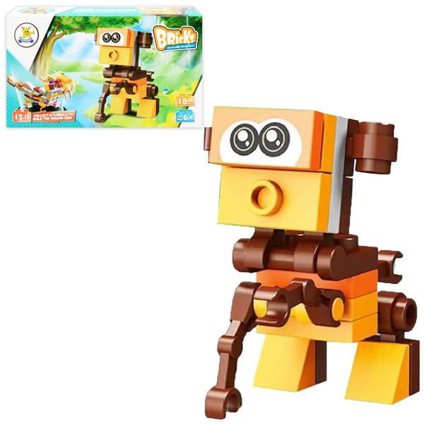 Đồ Chơi Lắp Ráp 12 Con Giáp - Starmerry 6563 (SM198B) - Monkey (18 Mảnh Ghép)