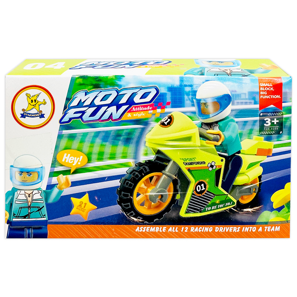 Đồ Chơi Lắp Ráp Những Anh Hùng Xa Lộ - Starmerry 6846 (SM502B) - Mẫu 4