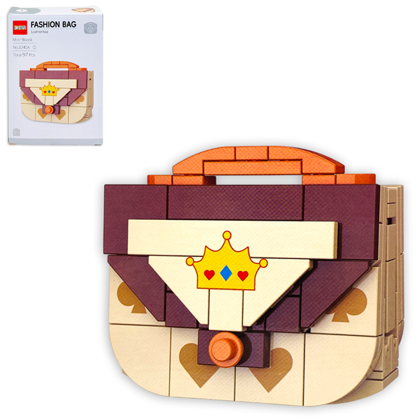 Đồ Chơi Lắp Ráp Những Chiếc Túi Hàng Hiệu - Dr.Star 1041A (97 Mảnh Ghép) - Leather Bag