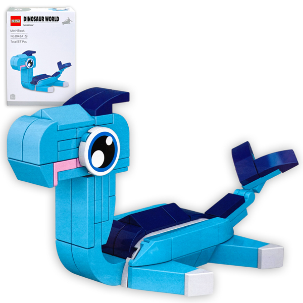 Đồ Chơi Lắp Ráp Thế Giới Khủng Long - Dr.Star 1043A (87 Mảnh Ghép) - Mosasaur