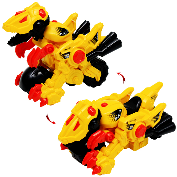 Đồ Chơi Mô Tô Đụng Biến Hình Khủng Long - Kingdom Toys 7485 (2206A) - Mẫu 2