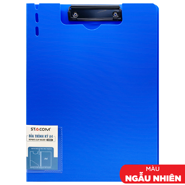 Bìa Trình Ký A4 - Stacom D306H (Sắc Độ Màu Giao Ngẫu Nhiên)
