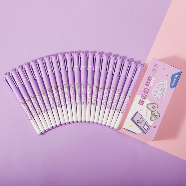 Hộp 20 Bút Gel Happy Obby 0.5 mm - Thiên Long GEL-056 - Mực Tím