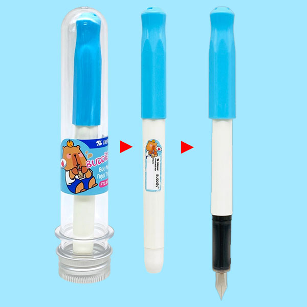 Bút Máy Buddies - Thiên Long FTC-015 - Màu Xanh