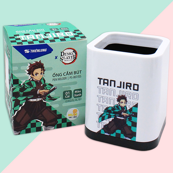 Ống Cắm Bút Vuông - Thanh Gươm Diệt Quỷ - Thiên Long PS-007/DS - Tanjiro