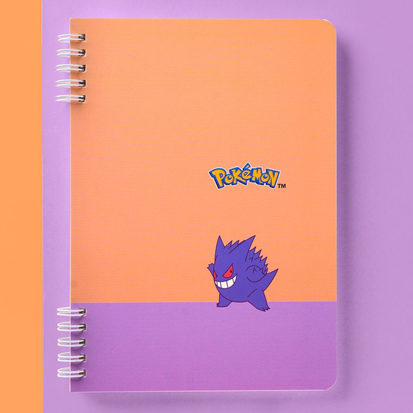 Sổ Lò Xo A5 - Kẻ Ngang - 120 Trang 100gsm - Thiên Long MB-026/PKM - Gengar