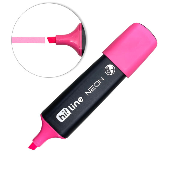 Bút Dạ Quang Hi!Line Neon 5 mm - Thiên Long HL-029 - Màu Hồng