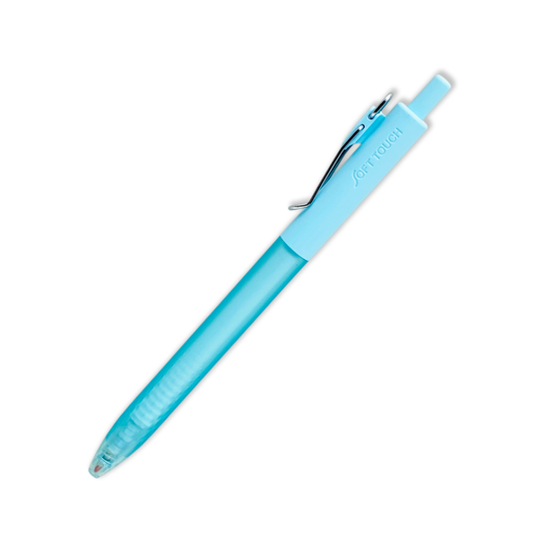 Bút Gel Soft Touch 0.5 mm - Thiên Long GEL-070 - Mực Xanh - Thân Màu Xanh Dương