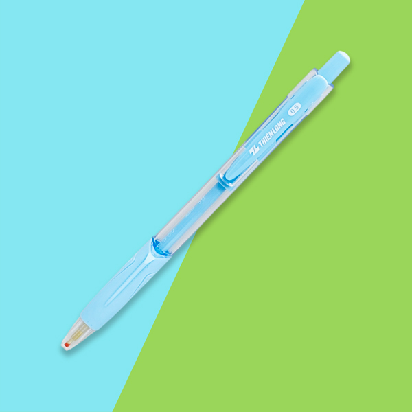 Bút Bi 0.5 mm - Thiên Long TL-098 - Mực Xanh - Thân Màu Xanh Dương