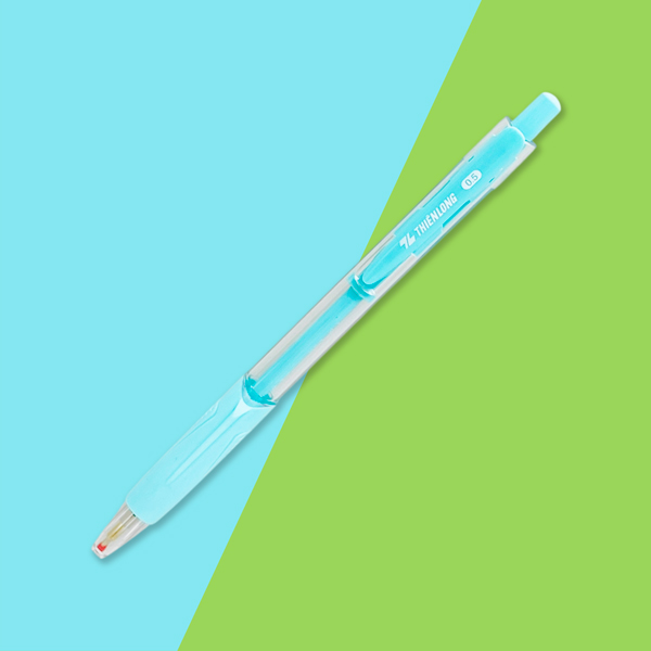 Bút Bi 0.5 mm - Thiên Long TL-098 - Mực Xanh - Thân Màu Xanh Ngọc