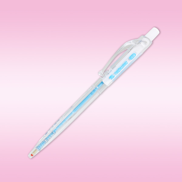 Bút Bi 0.5 mm - Thiên Long TL-107 - Mực Xanh - Ống Mực Xanh Dương