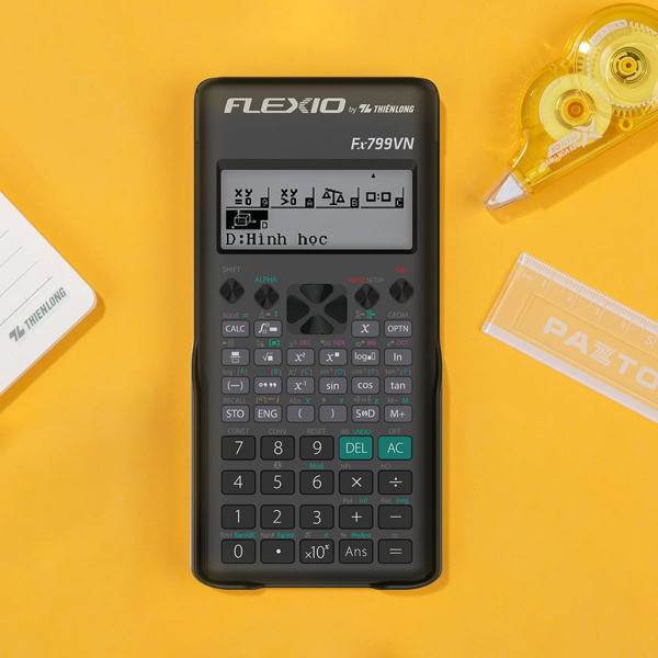 Máy Tính Khoa Học Flexio - Thiên Long fx-799VN - Màu Đen - V26