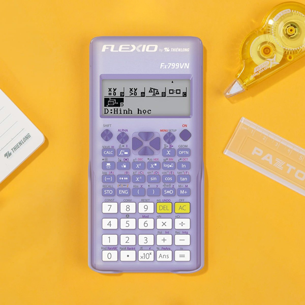 Máy Tính Khoa Học Flexio - Thiên Long fx-799VN - Màu Tím - V26