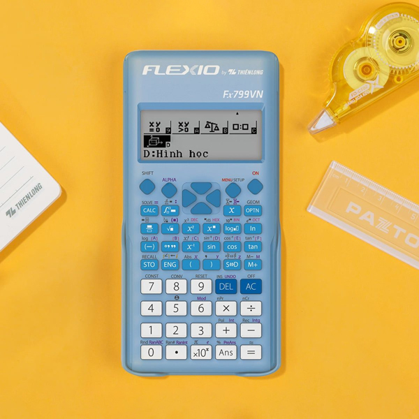 Máy Tính Khoa Học Flexio - Thiên Long fx-799VN - Màu Xanh Dương - V26