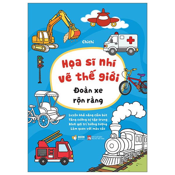 Sách Họa Sĩ Nhí Vẽ Thế Giới - Đoàn Xe Rộn Ràng - Do