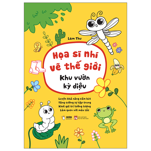 Sách Họa Sĩ Nhí Vẽ Thế Giới - Khu Vườn Kỳ Diệu - Nam Lâm