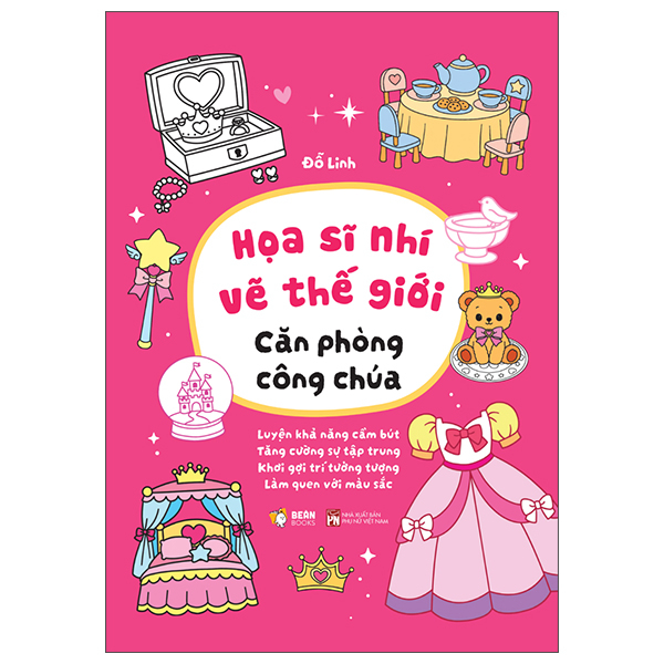 Sách Họa Sĩ Nhí Vẽ Thế Giới - Căn Phòng Công Chúa - Linh Nhi