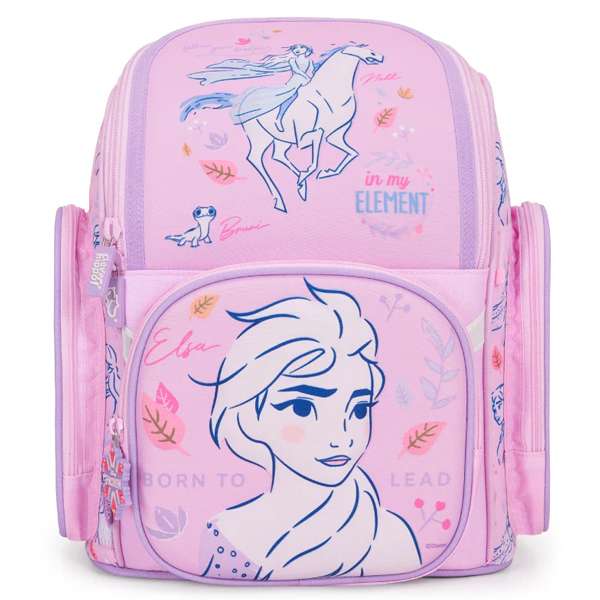 [Phiên chợ sách cũ] Ba Lô Chống Gù Fancy Nữ Hoàng Elsa - Cleverhippo BLF1225/PINK - Màu Hồng