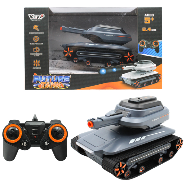 Đồ Chơi Xe Tank Tương Lai Điều Khiển Từ Xa - VECTO VT6615A/BK - Màu Đen