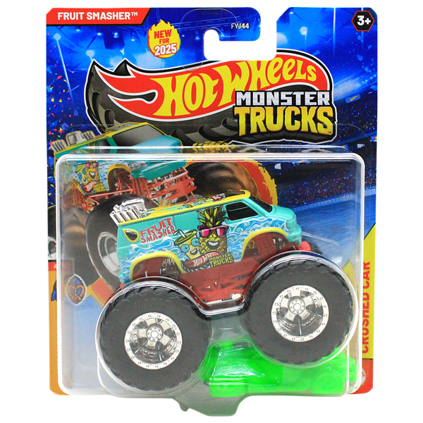Đồ Chơi Mô Hình Siêu Xe Tải Quái Vật Monster Trucks - Hot Wheels FYJ44 - Fruit Smasher