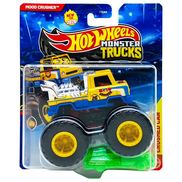 Đồ Chơi Mô Hình Siêu Xe Tải Quái Vật Monster Trucks - Hot Wheels FYJ44 - HWMT Back To Basics