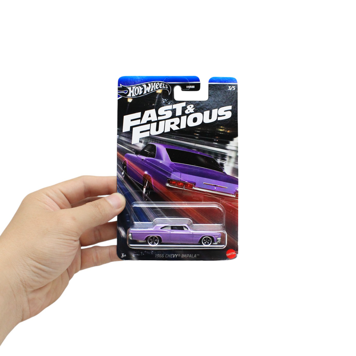 Đồ Chơi Mô Hình Siêu Xe Fast Furious 1966 Chevrolet Impala Hot Wheels  HRW53/HNR88