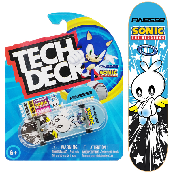Tech Deck Sonic - Dark Chao Skateboard - Spin Master - Fingerskate Sonic