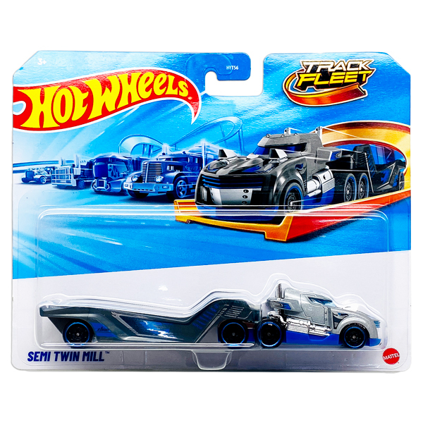 Đồ Chơi Mô Hình Siêu Xe Tải Trung Chuyển - Hot Wheels HYT56 - Semi Twin Mill