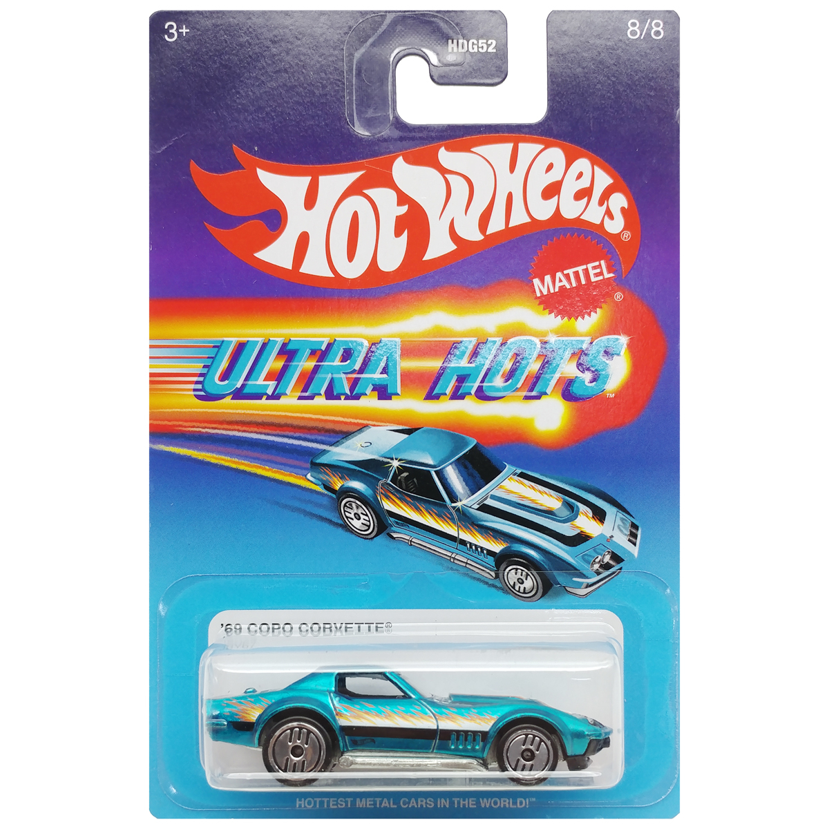 Đồ Chơi Mô Hình Siêu Xe Ultra Hots 69 CoPo Corvette Hot Wheels  JBY67/HDG52