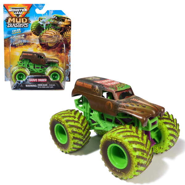 Đồ Chơi Chiến Xe 1:64 - Muder Blaster Đổi Màu - Monster Jam 6072638 - Grave Digger