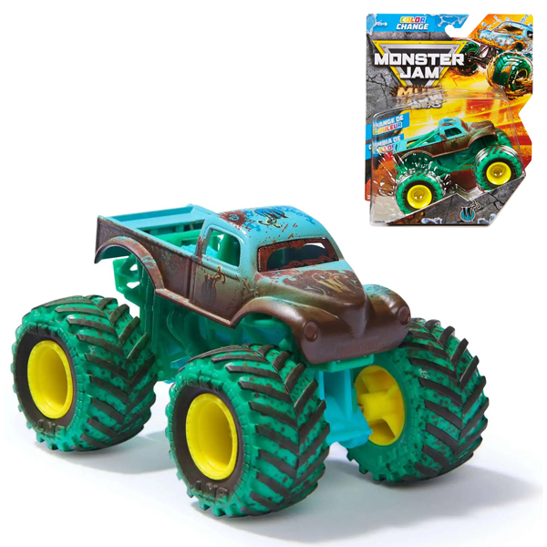 Đồ Chơi Chiến Xe 1:64 - Muder Blaster Đổi Màu - Monster Jam 6072638 - Mud Blasters Whiplash