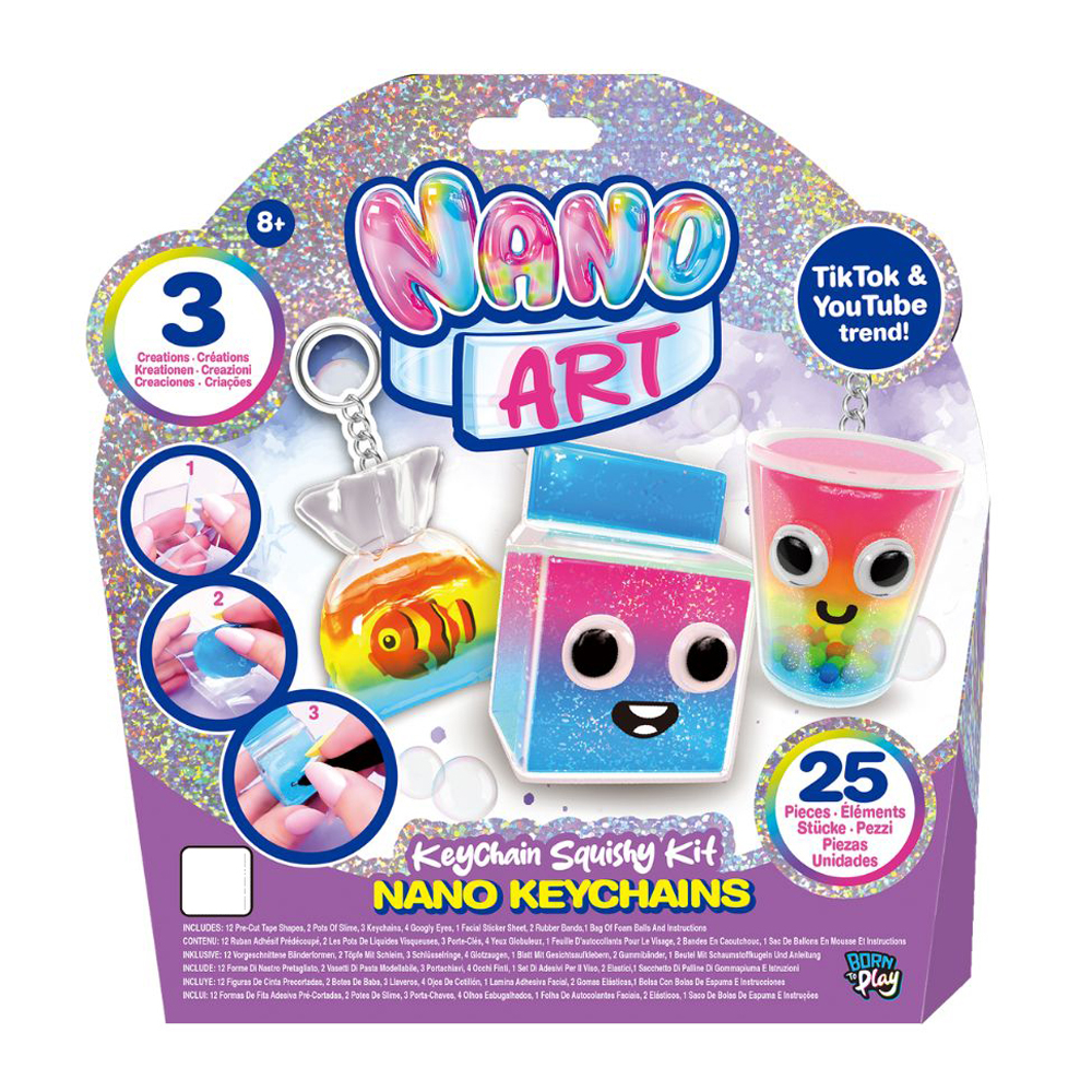 Đồ Chơi DIY Móc Khóa Đáng Yêu Nano Art 238102-6L