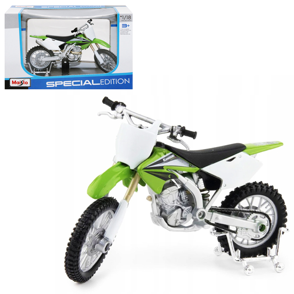 Đồ Chơi Mô Hình Xe Mô Tô Tỉ Lệ 1:18 Kawasaki KX 250F - Maisto 04045/MT39300