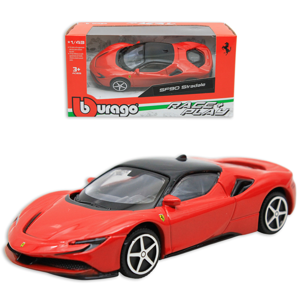 Đồ Chơi Mô Hình Xe Ferrari SF90 Stradale Tỉ Lệ 1:43 - Bburago 36053/18-36100