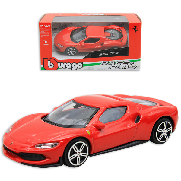 Đồ Chơi Mô Hình Xe Ferrari 296 GTB tỉ lệ 1:43 - Bburago 36055/18-36100