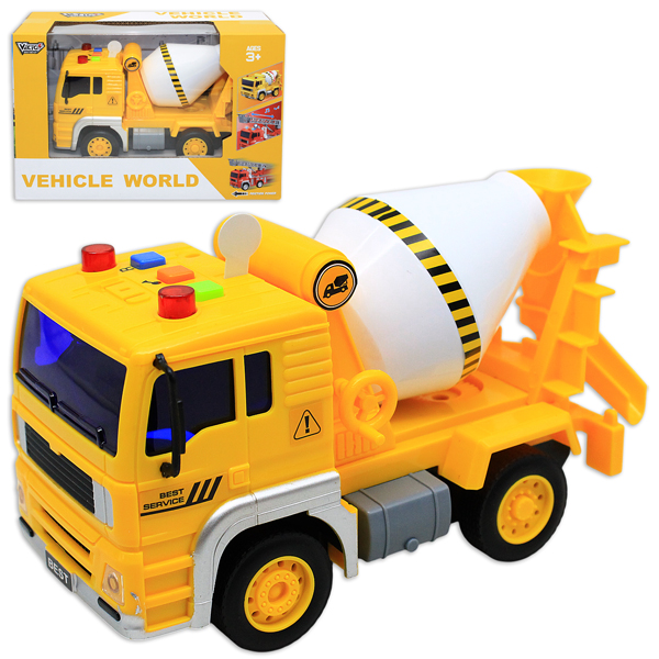 Đồ Chơi Mô Hình Xe Ben Công Trình Chạy Trớn Có Đèn Và Âm Thanh - Vecto VT511B