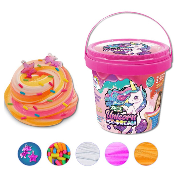 Đồ Chơi Slime Hộp Kem Kỳ Lân Ngọt Ngào Với Cốm Trang Trí 350g - Slimy 20270228/33921