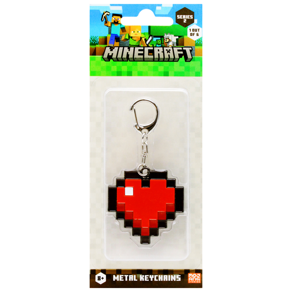 Móc Khóa Minecraft Bằng Kim Loại Series 2 Mẫu 6 - Mojang Studios HRT/MC6210
