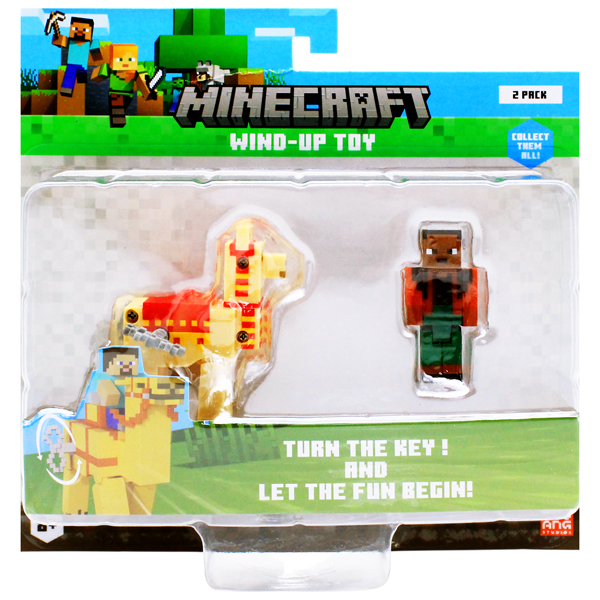Đồ Chơi Mô Hình Minecraft Dây Cót Noor Cưỡi LLama - Mojang Studios LLA/MC1014