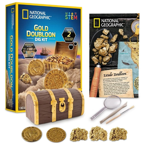 Đồ Chơi Bộ Khai Quật Kho Báu Vàng Nat Geo - National Geographic RTNGDOUBDIG
