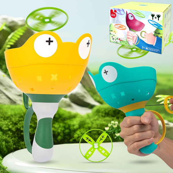 Đồ Chơi Bắn Chong Chóng Hình Ếch - 2 Người Chơi - Little Bessn 207Y