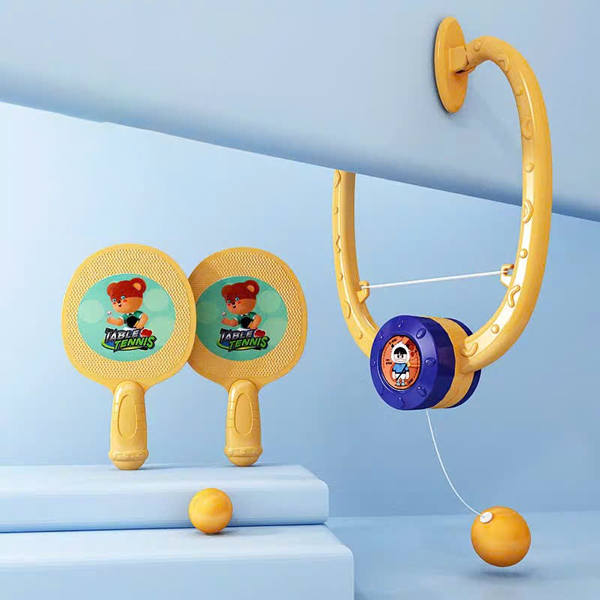 Đồ Chơi Bóng Bàn Treo 2 Trong 1 - Champion Games 990 - Màu Vàng
