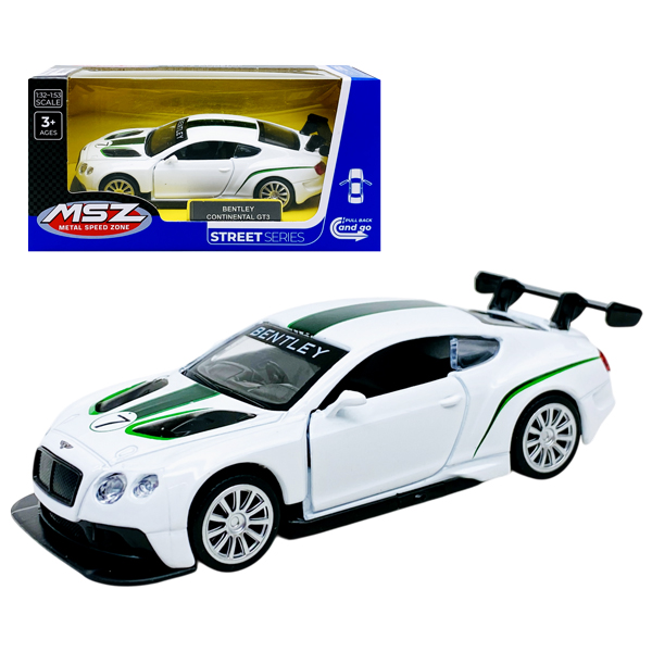 Đồ Chơi Mô Hình Siêu Xe Bentley Continental GT3 - Vecto VT67319/WH - Màu Trắng