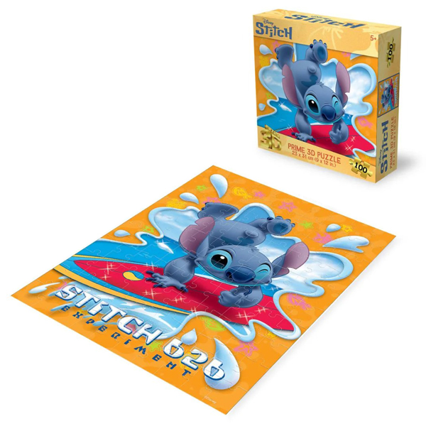 Đồ Chơi Xếp Hình 3D Disney - Stitch - Illumination 15133 (100 Mảnh Ghép)
