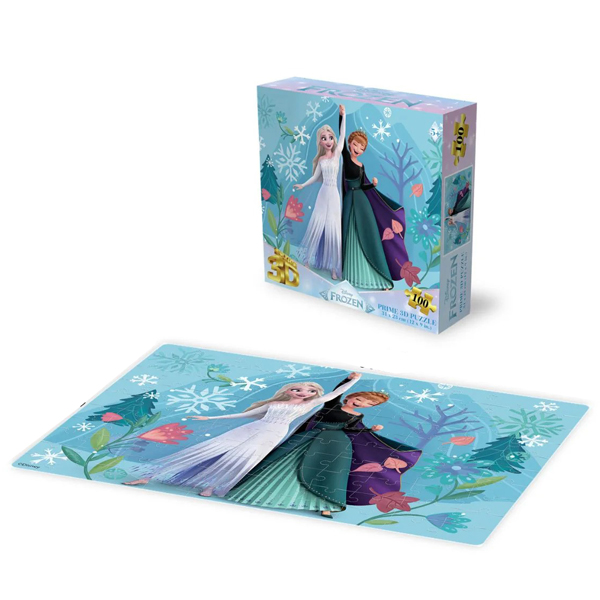 Đồ Chơi Xếp Hình 3D Disney - Frozen - Illumination 15115 (100 Mảnh Ghép)