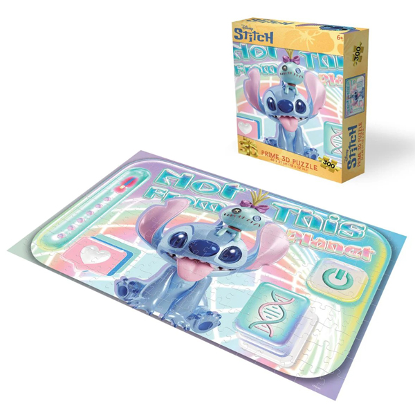 Đồ Chơi Xếp Hình 3D Disney - Stitch - Illumination 33398 (300 Mảnh Ghép)