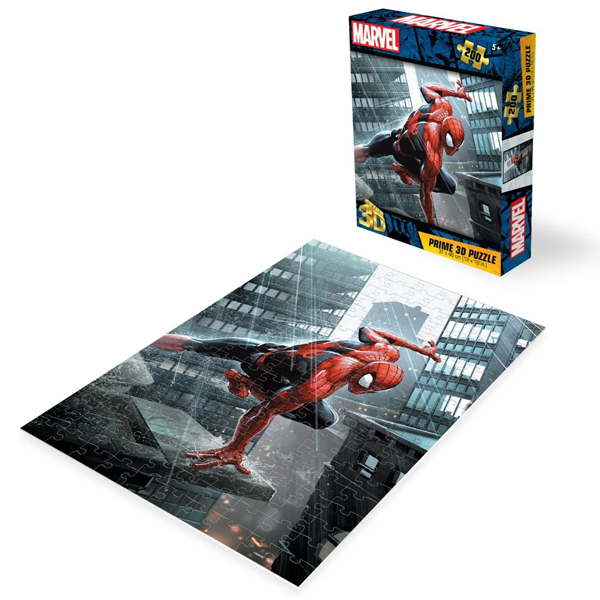 Đồ Chơi Xếp Hình 3D Marvel - Spider Man - Illumination 33408 (200 Mảnh Ghép)