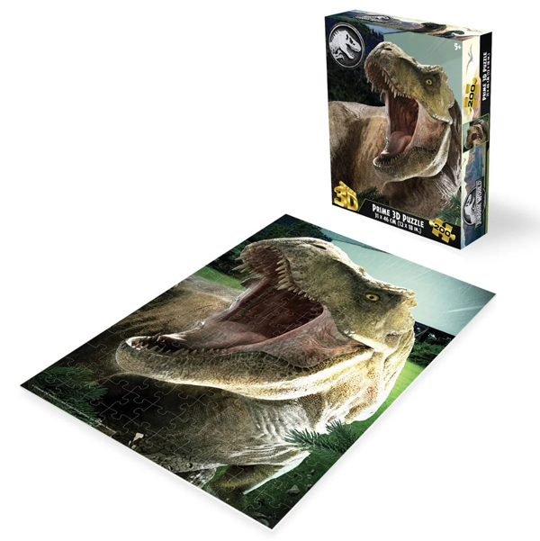 Đồ Chơi Xếp Hình 3D Universal - Jurassic T-Rex - Illumination 33291 (200 Mảnh Ghép)