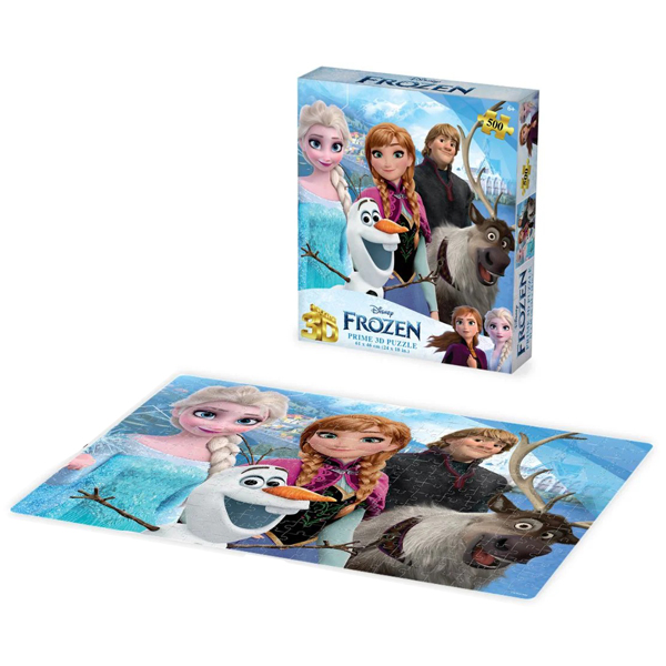 Đồ Chơi Xếp Hình 3D Disney - Frozen - Illumination 32796 (500 Mảnh Ghép)